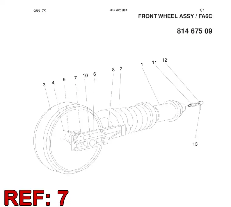 81500909 815 009 09 O-RING - Sandvik Technical Drawing