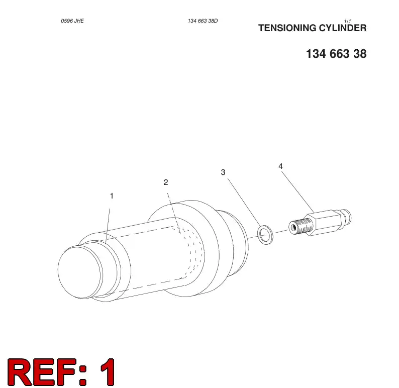 81501199 815 011 99 WIPER - Sandvik Technical Drawing