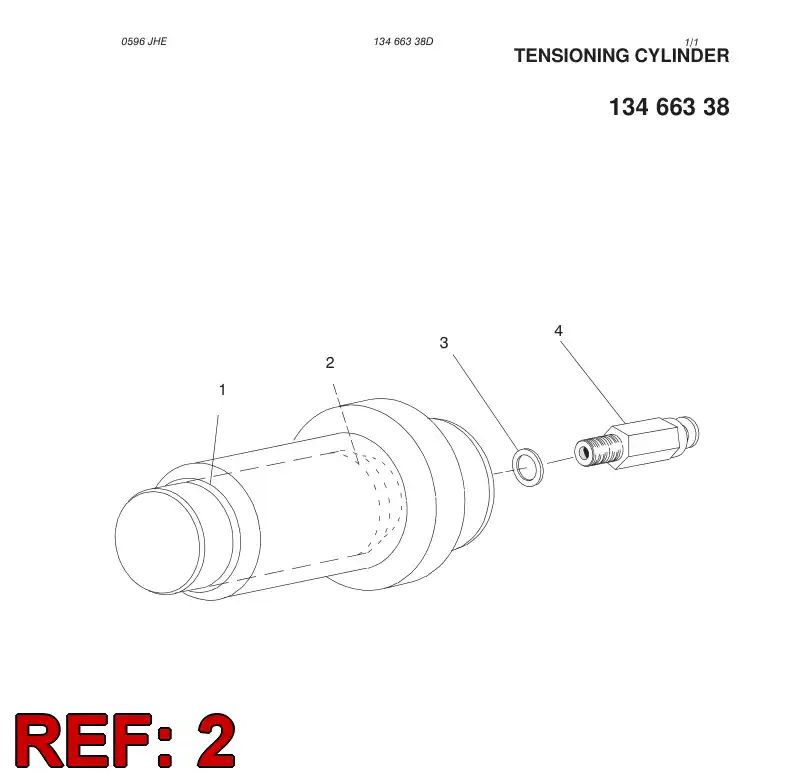 81501219 815 012 19 SEAL RING - Sandvik Technical Drawing