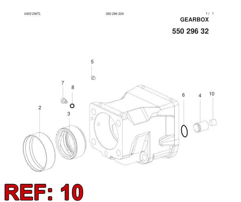 81503519 815 035 19 NEEDLE BEARING - Sandvik Technical Drawing