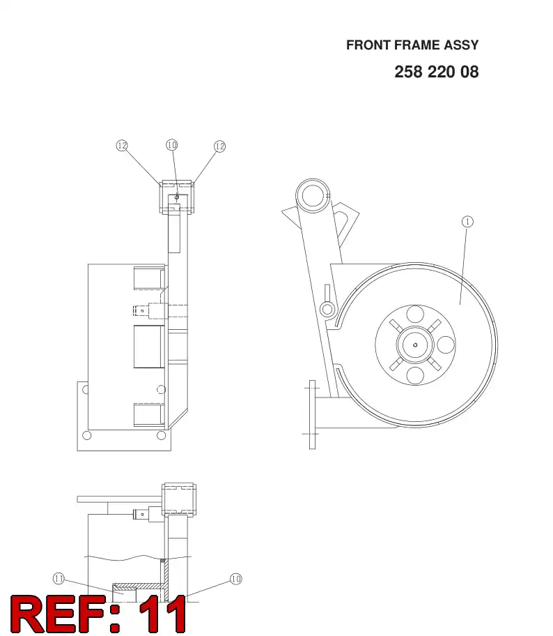 81503779 815 037 79 Bush, Plain, Lubricated - Sandvik Technical Drawing