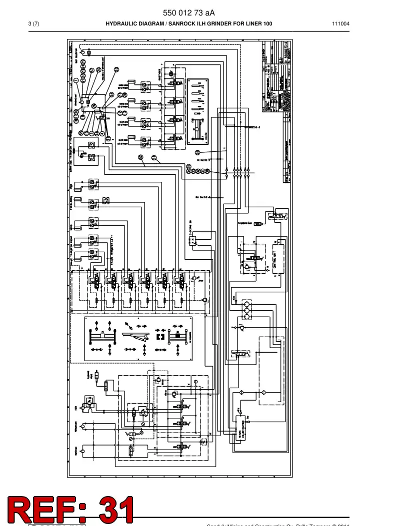 81535369 815 353 69 Cover plug - Sandvik Technical Drawing