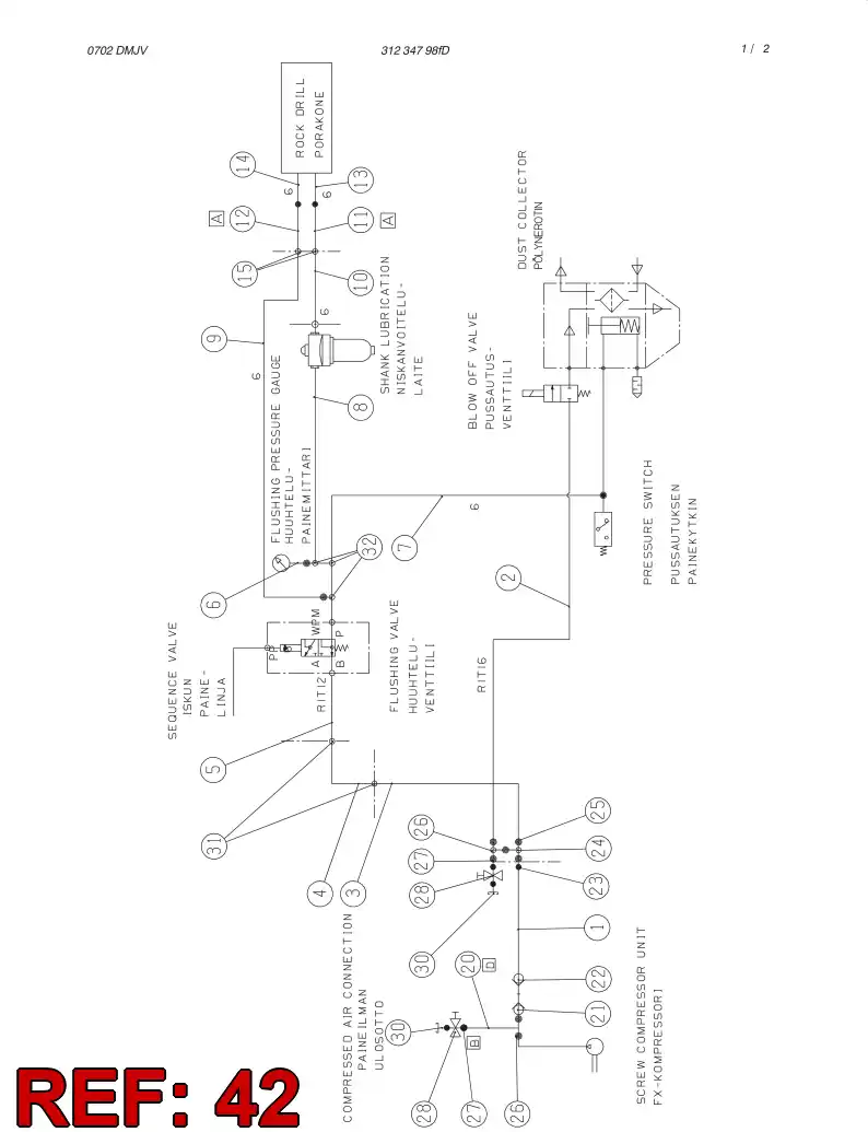 81535499 815 354 99 Plug, Cover - Sandvik Technical Drawing