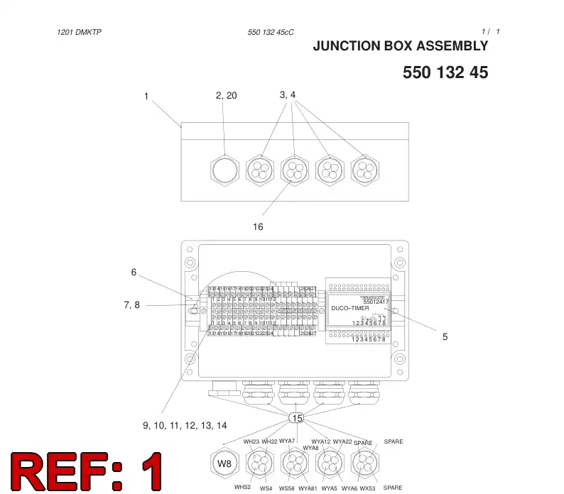 81540629 815 406 29 Cabinet - Sandvik Technical Drawing