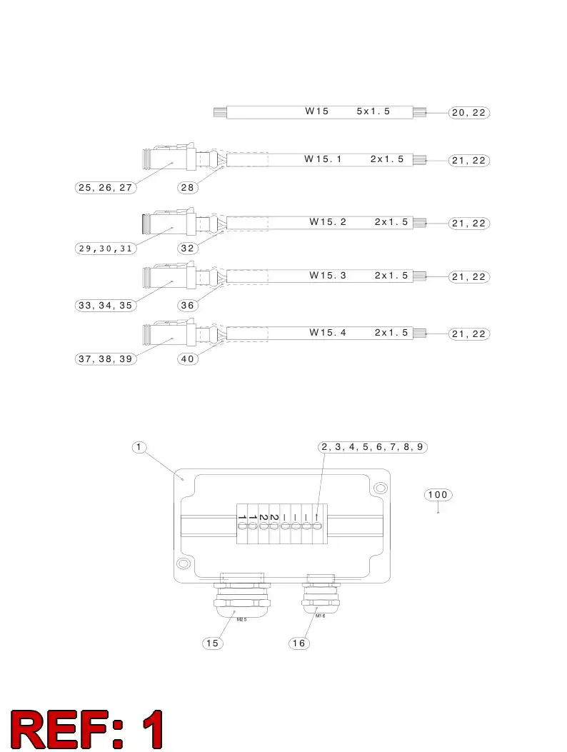 81541639 815 416 39 Cabinet - Sandvik Technical Drawing