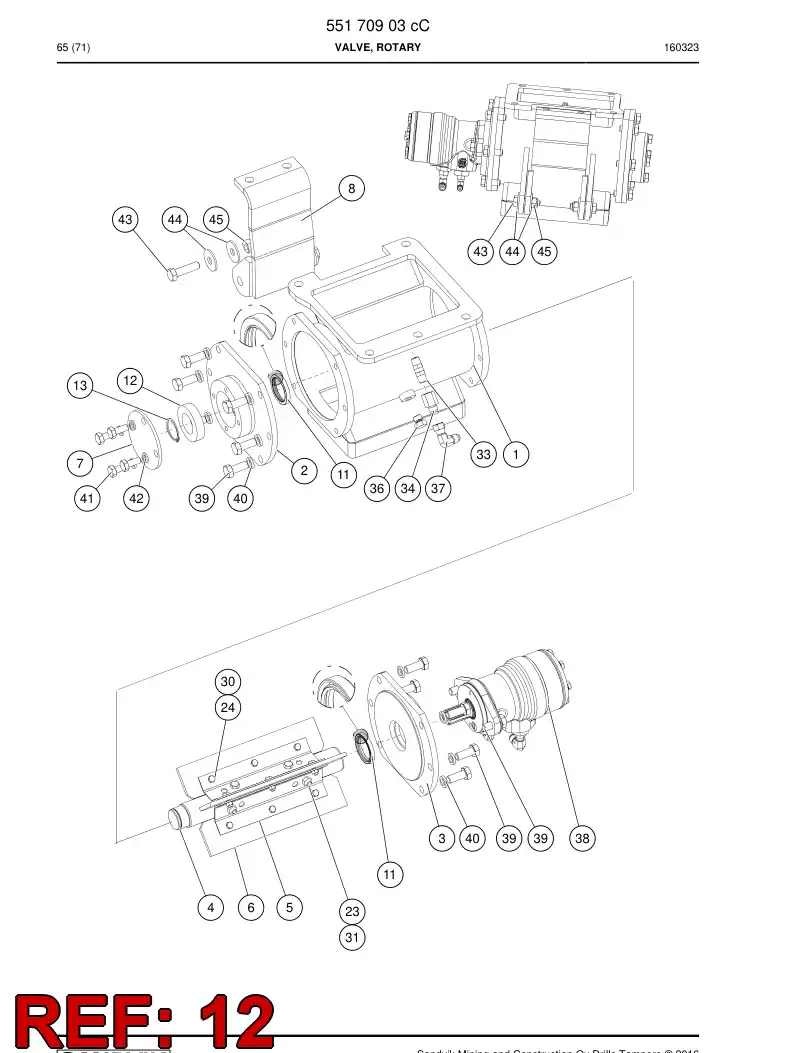 81574369a 815 743 69a RODAMIENTO, BOLA, RANURA PROFUNDA - Sandvik Technical Drawing