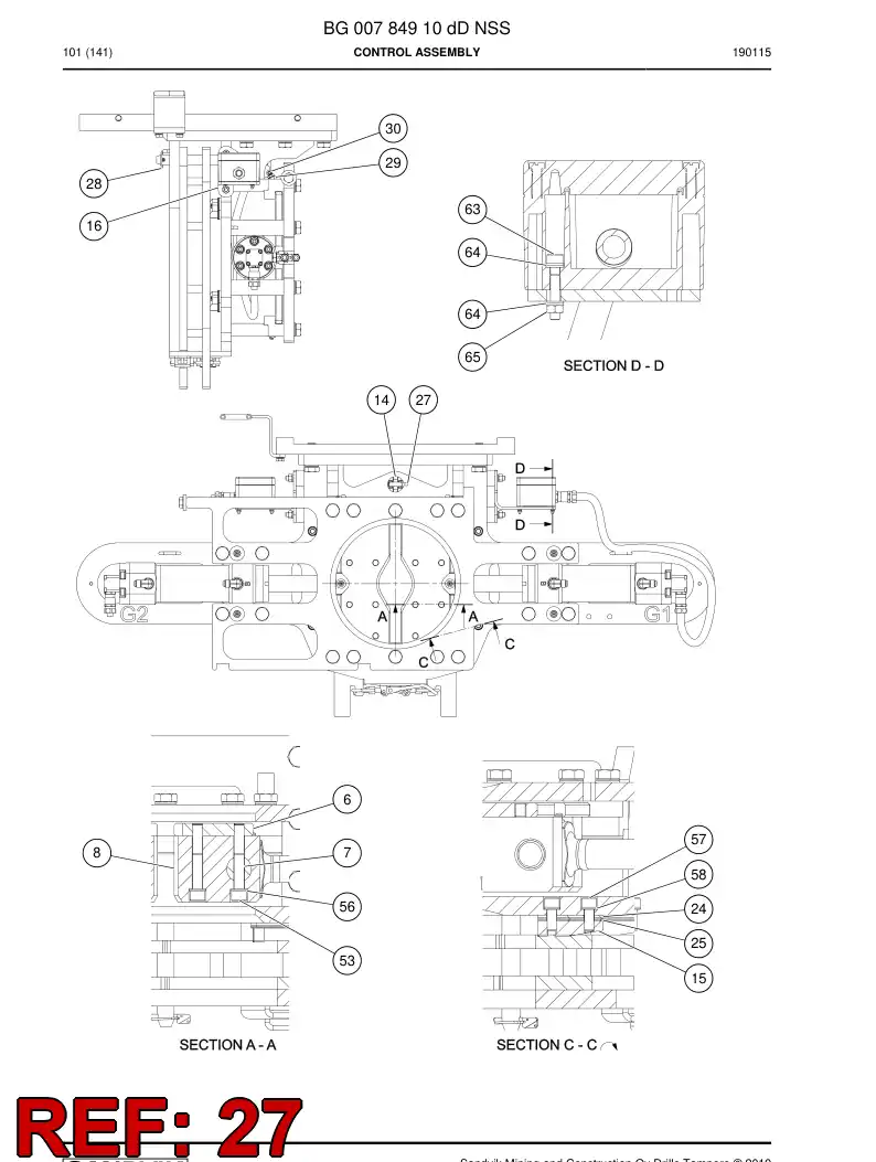 81604949 816 049 49 Shackle - Sandvik Technical Drawing