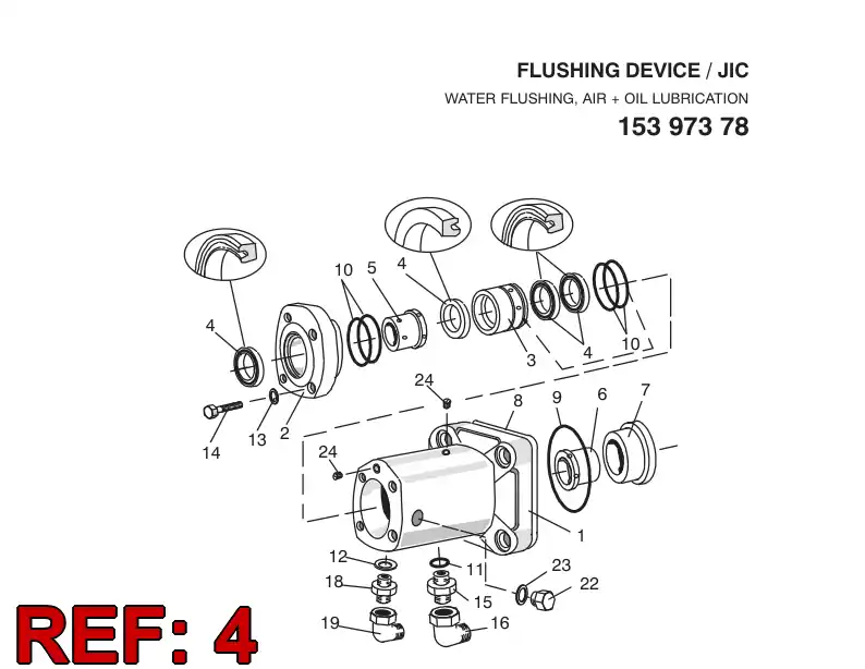 81616589 816 165 89 Seal, U - Sandvik Technical Drawing