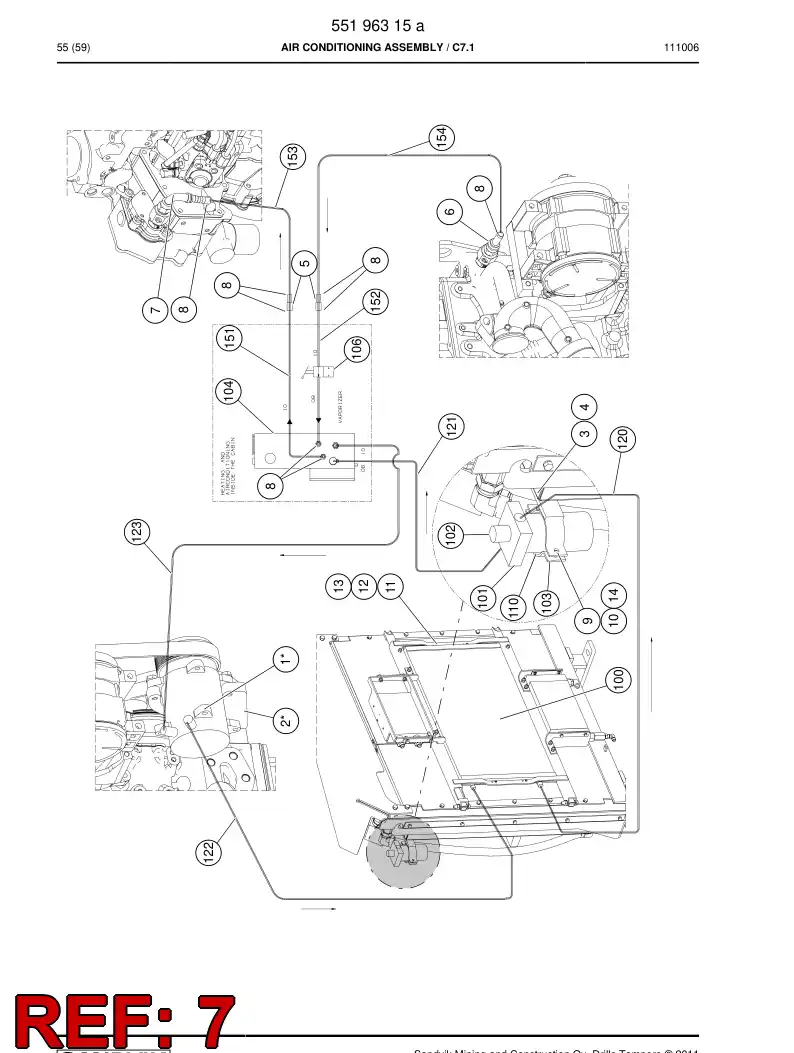 81621439 816 214 39 Fitting - Sandvik Technical Drawing