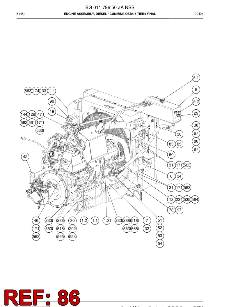 81621719b 816 217 19b Fitting - Sandvik Technical Drawing