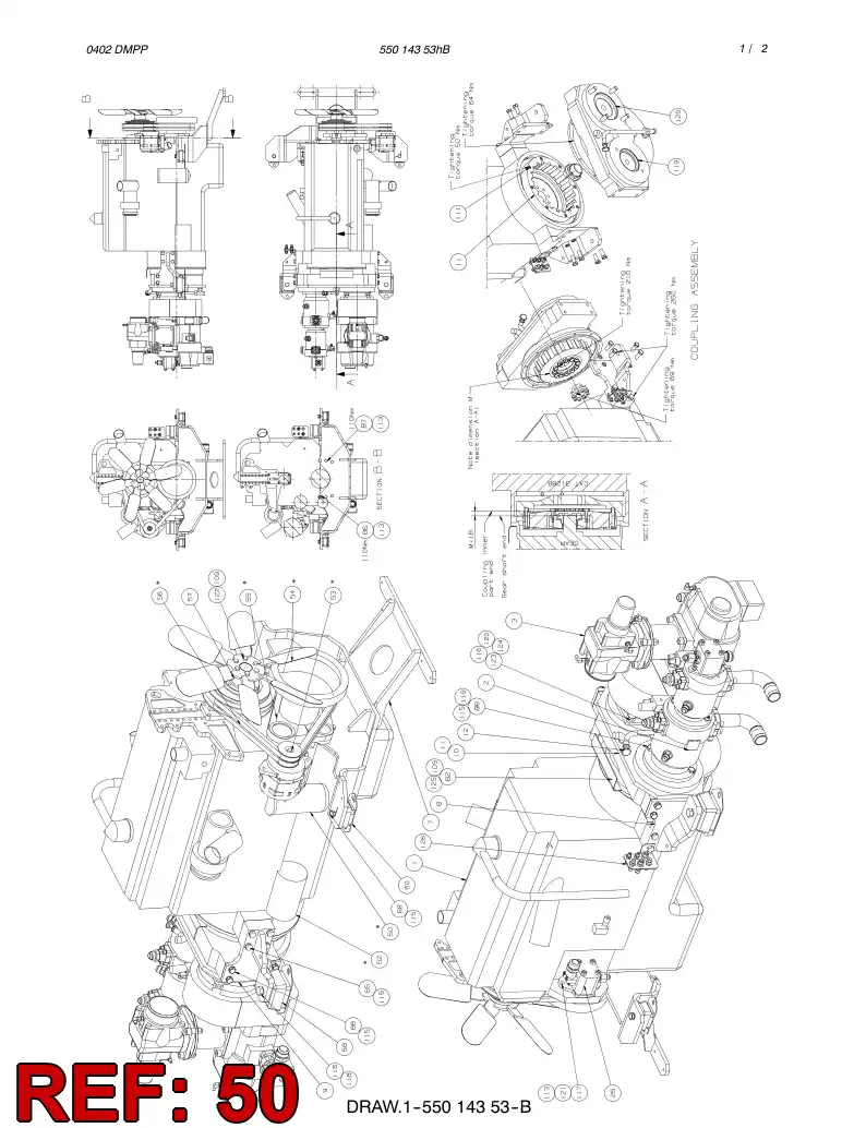 81621979 816 219 79 OIL FILTER - Sandvik Technical Drawing