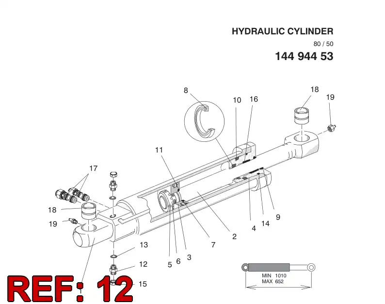 81623049 816 230 49 ADAPTER - Sandvik Technical Drawing