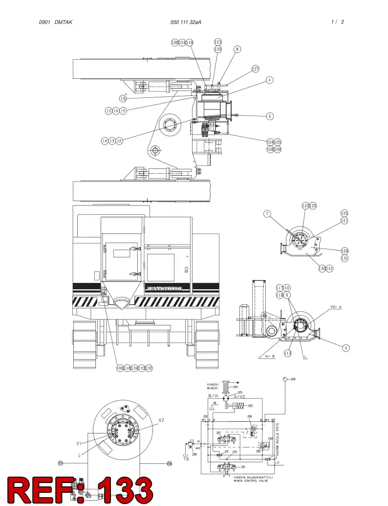 81623329 816 233 29 Gauge, Pressure - Sandvik Technical Drawing