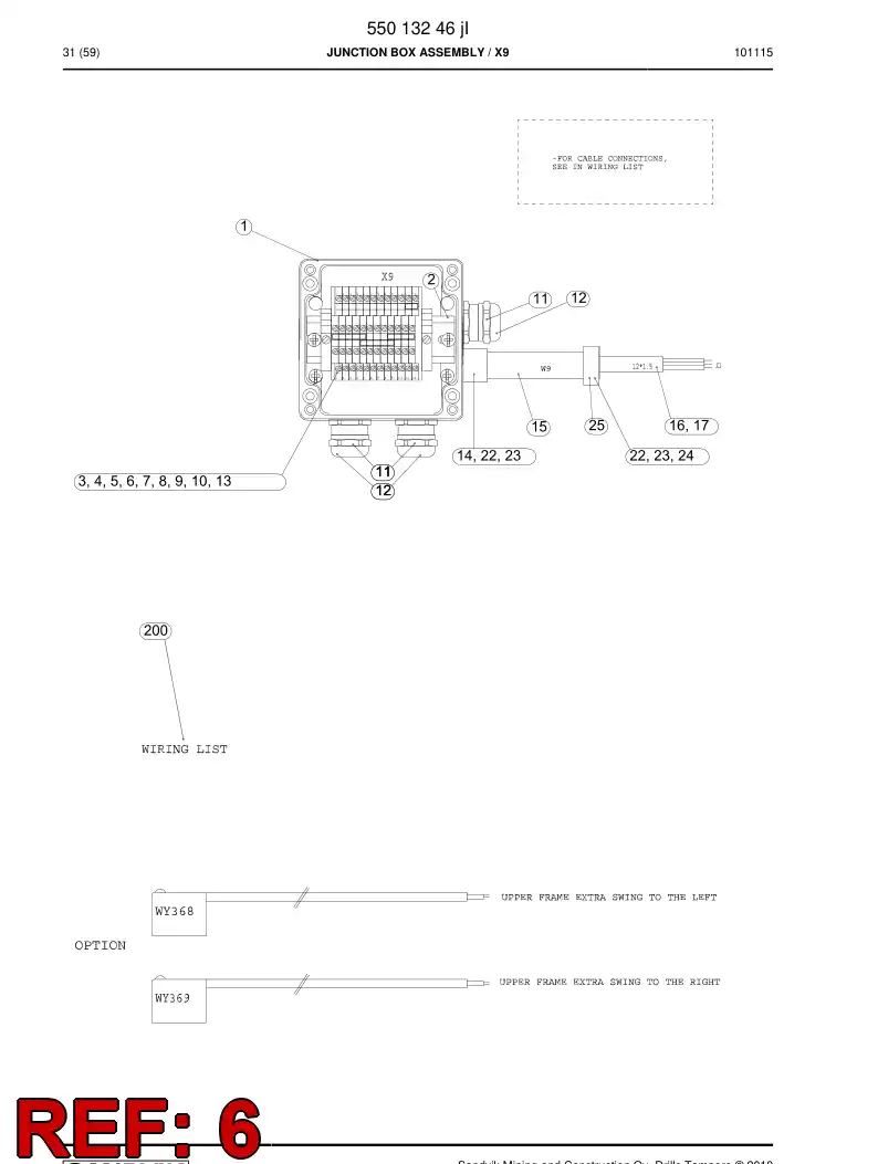 81624189a 816 241 89a Terminal Block, End Clamp - Sandvik Technical Drawing