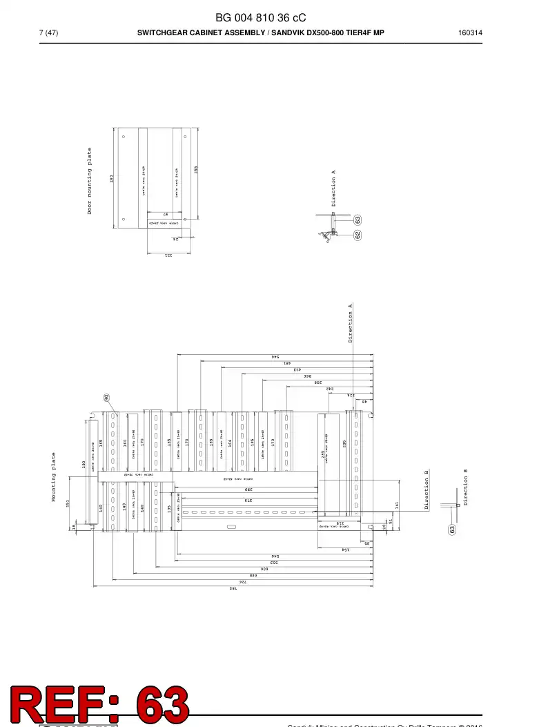 81629409a 816 294 09a Bushing - Sandvik Technical Drawing