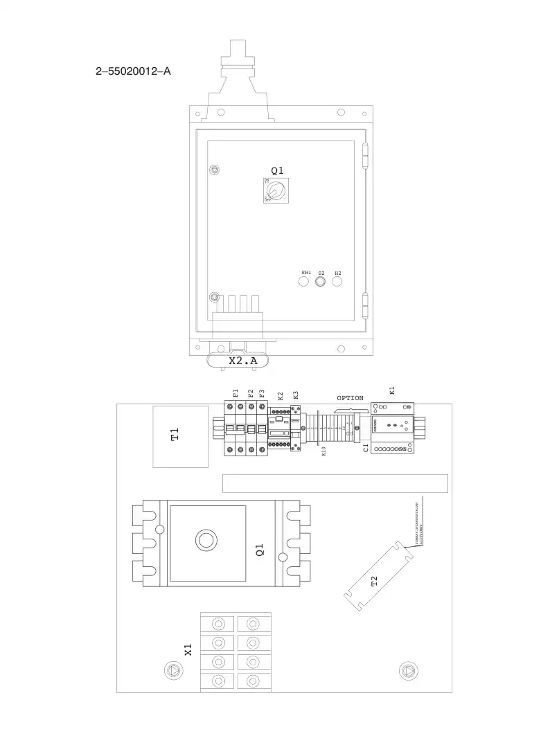 81631879 816 318 79 Transformer, Current - Sandvik Technical Drawing