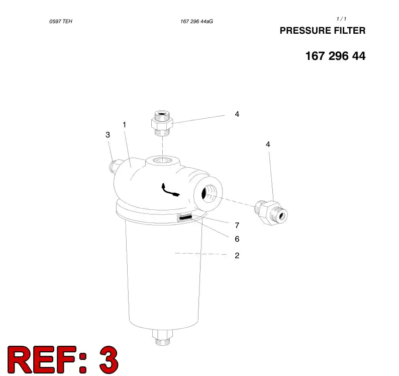 81662869 816 628 69 PRESSURE DIFF. SWITCH - Sandvik Technical Drawing
