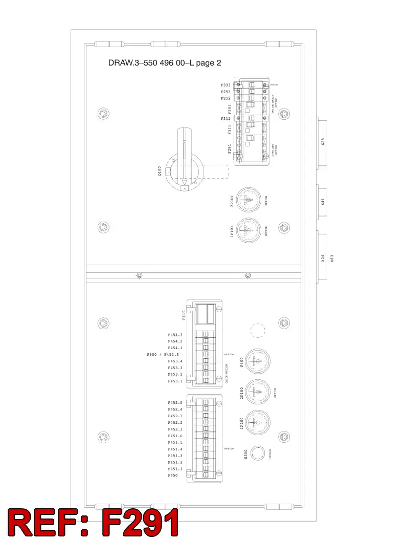 81664349 816 643 49 OTHER FAULT CURRENT PROTECTION DEVICE2000 SIF 40/4E - Sandvik Technical Drawing