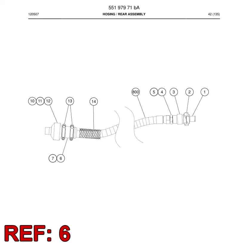 81672489 816 724 89 Adapter (hydraulic) - Sandvik Technical Drawing
