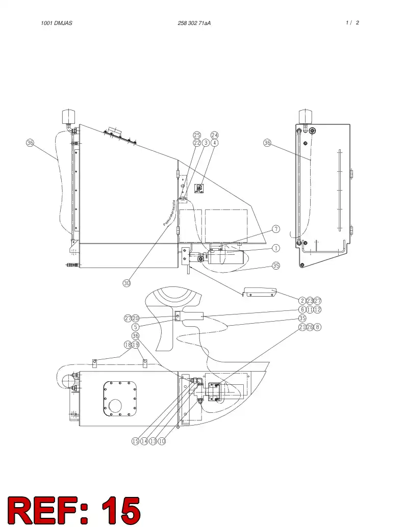 81673649 816 736 49 UNION NUT - Sandvik Technical Drawing