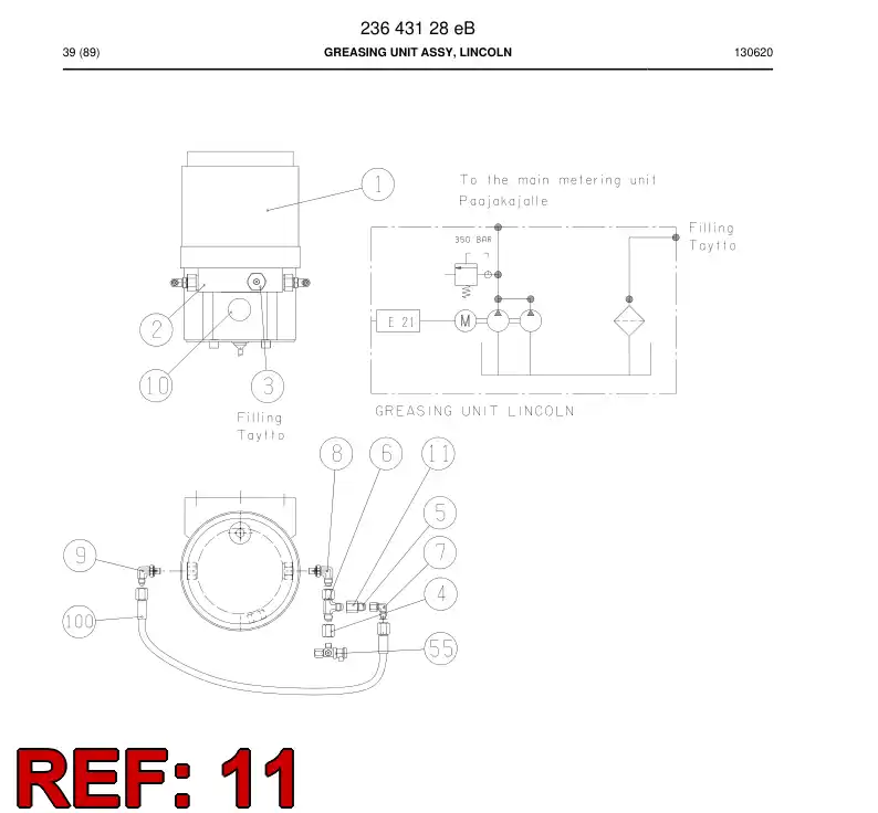 81673929a 816 739 29a NUT - Sandvik Technical Drawing