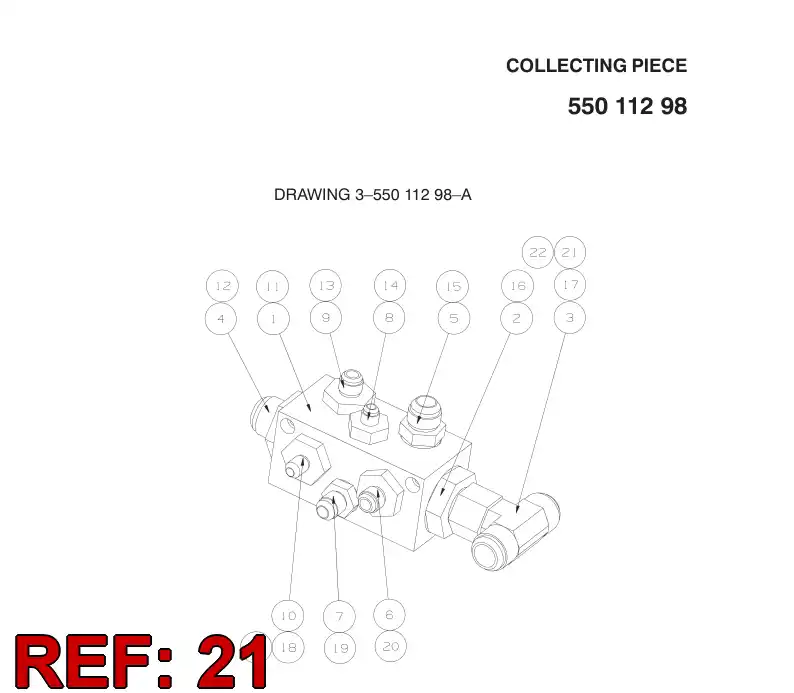 81674099 816 740 99 NUT - Sandvik Technical Drawing