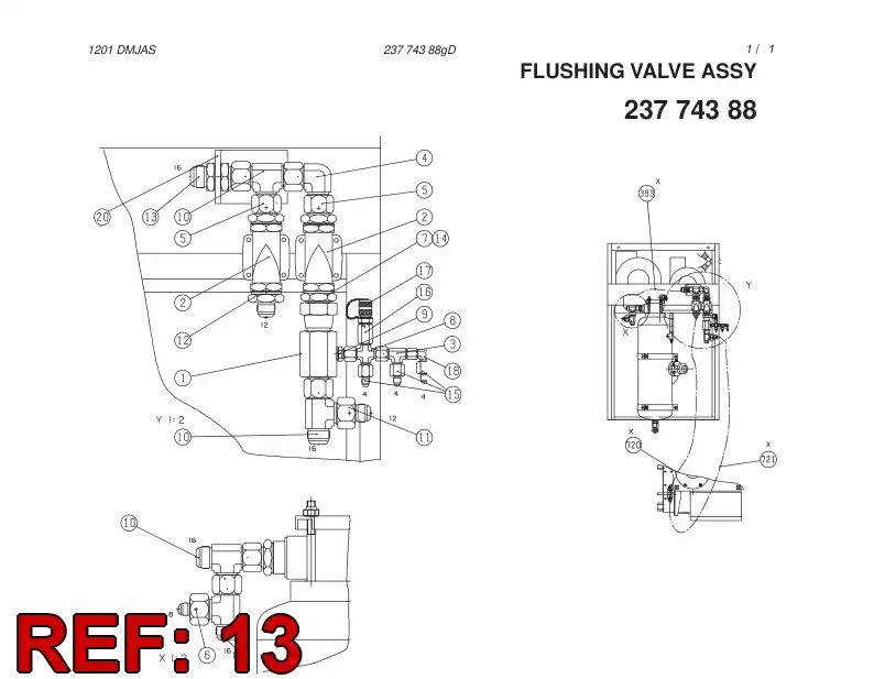 81674529 816 745 29 ADAPTER (HYDRAULIC) - Sandvik Technical Drawing