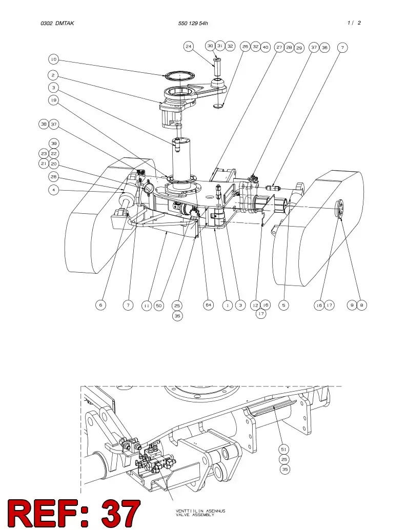 81674659 816 746 59 ADAPTER (HYDRAULIC) - Sandvik Technical Drawing