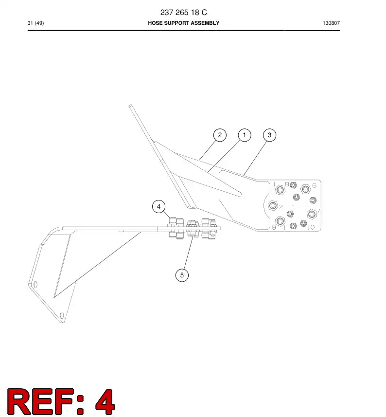 81674659a 816 746 59a Adapter, Hydraulic - Sandvik Technical Drawing