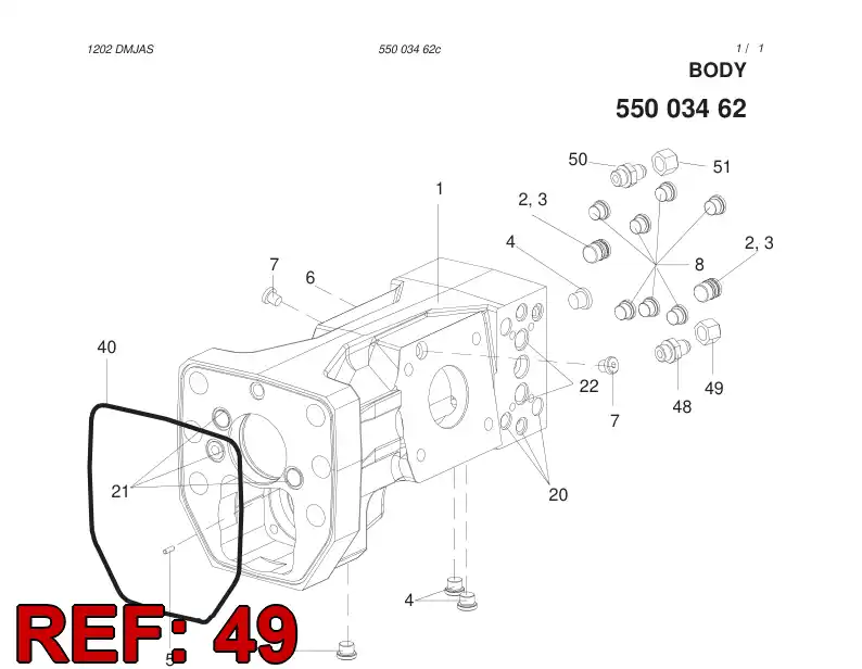 81674939 816 749 39 BUJO - Sandvik Technical Drawing