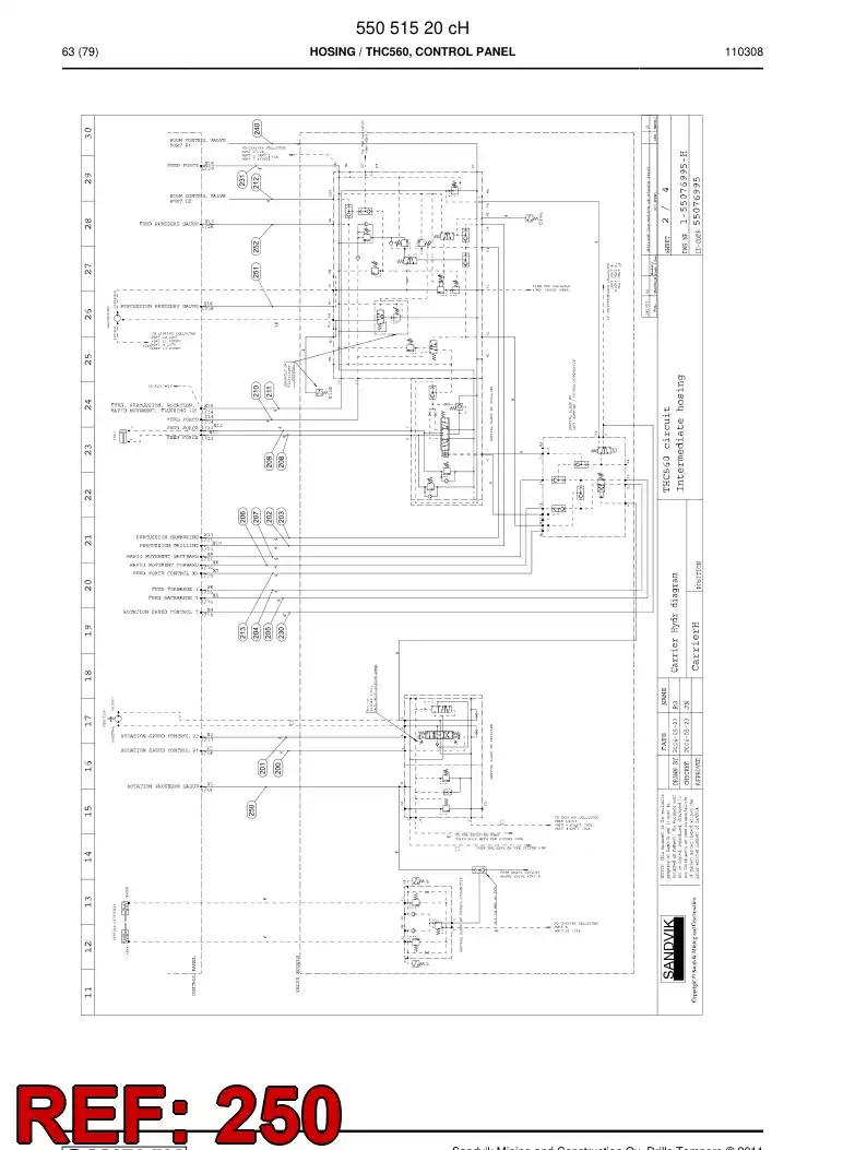 816 890 69a Hose Assembly, Hydraulic - drawing