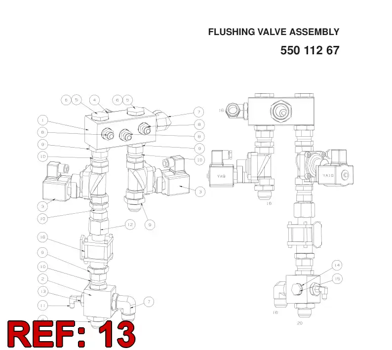 81690419 816 904 19 STRAIGHT THREAD ADAPTER - Sandvik Technical Drawing