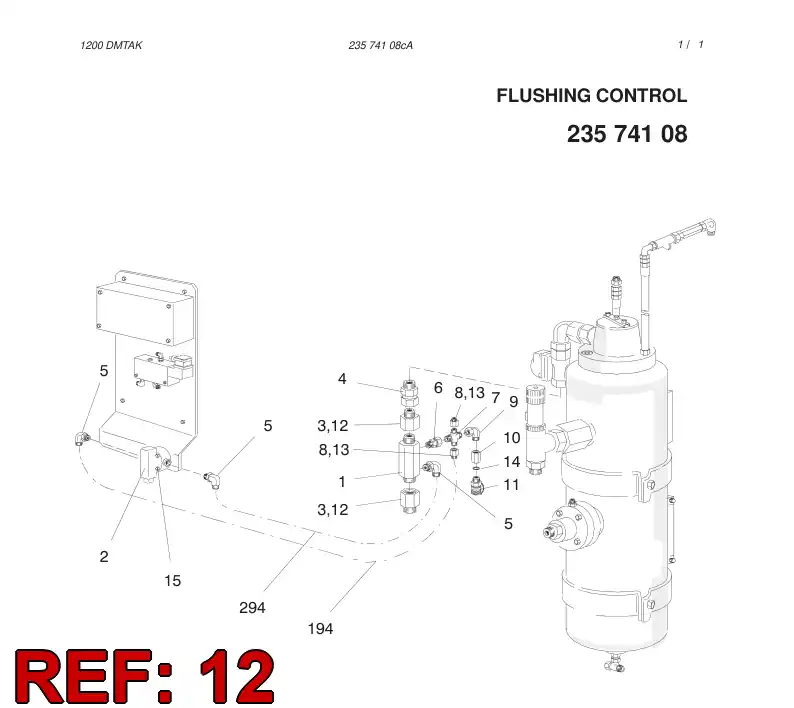 81691309 816 913 09 UNION NUT - Sandvik Technical Drawing