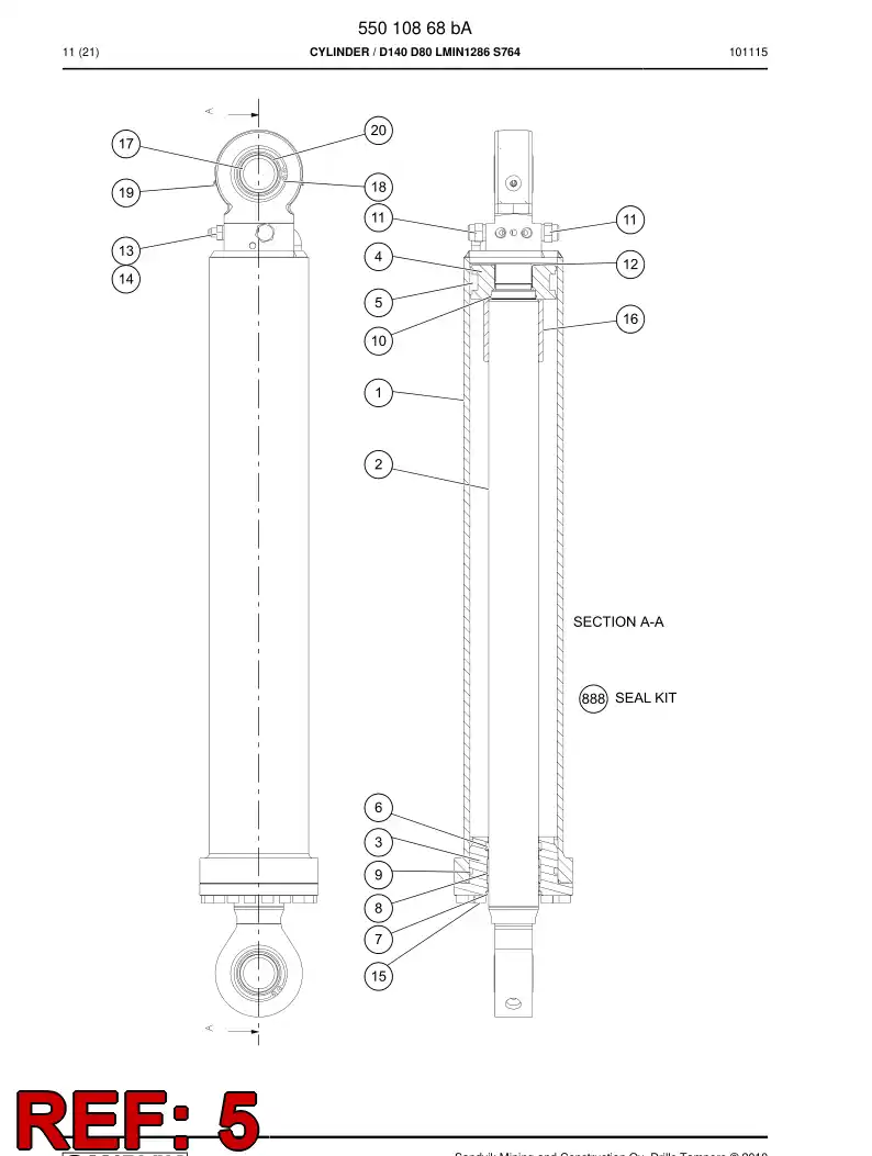81697639a 816 976 39a SEALNTE DO MBOLO - Sandvik Technical Drawing