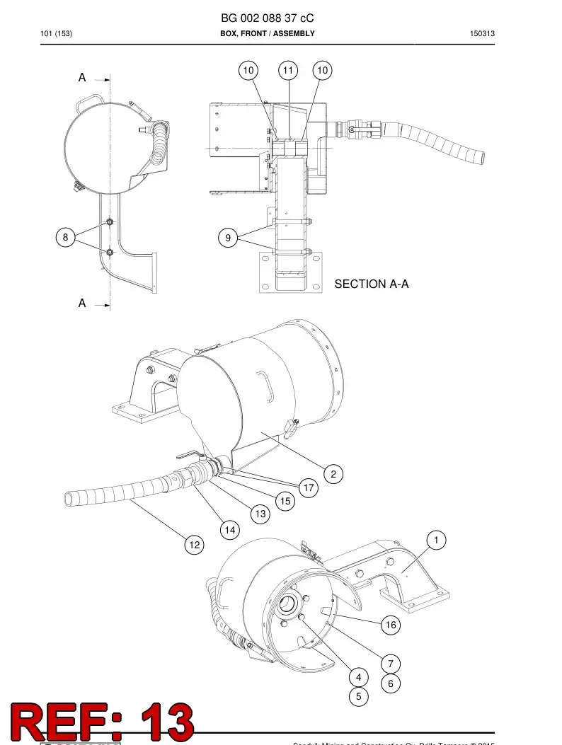 81697899 816 978 99 Valve, Ball - Sandvik Technical Drawing
