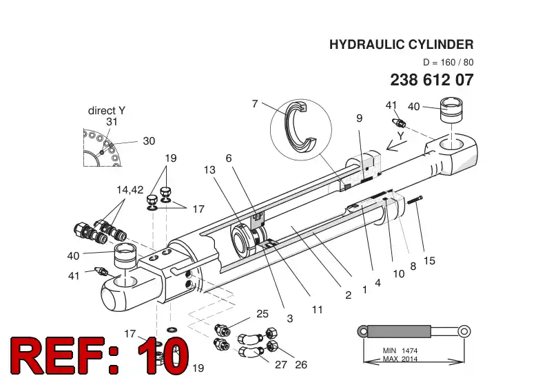 81699409 816 994 09 O-RING - Sandvik Technical Drawing