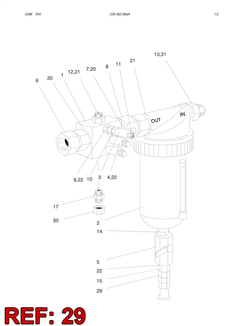 81705709 817 057 09 ADAPTER (HYDRAULIC) - Sandvik Technical Drawing