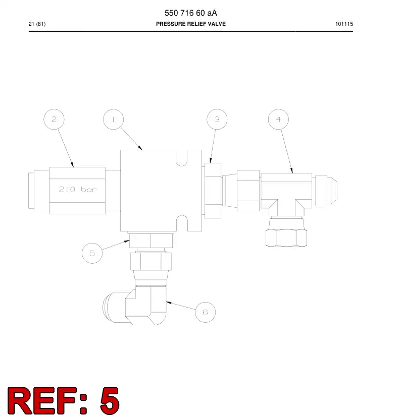 81709469a 817 094 69a STRAIGHT THREAD ADAPTER - Sandvik Technical Drawing