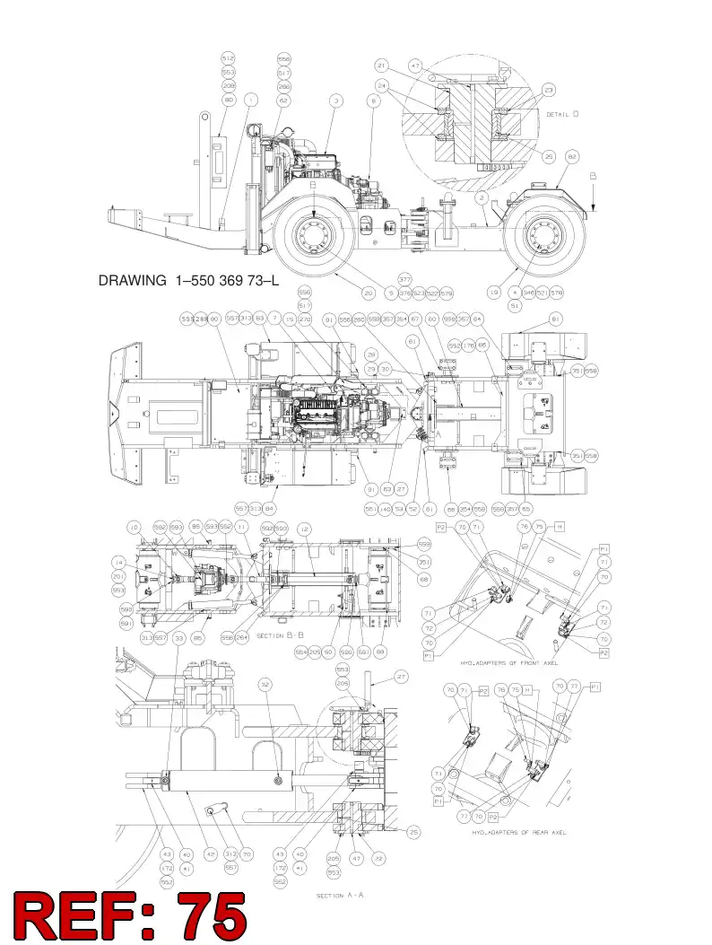 81716909 817 169 09 STRAIGHT THREAD ADAPTER - Sandvik Technical Drawing