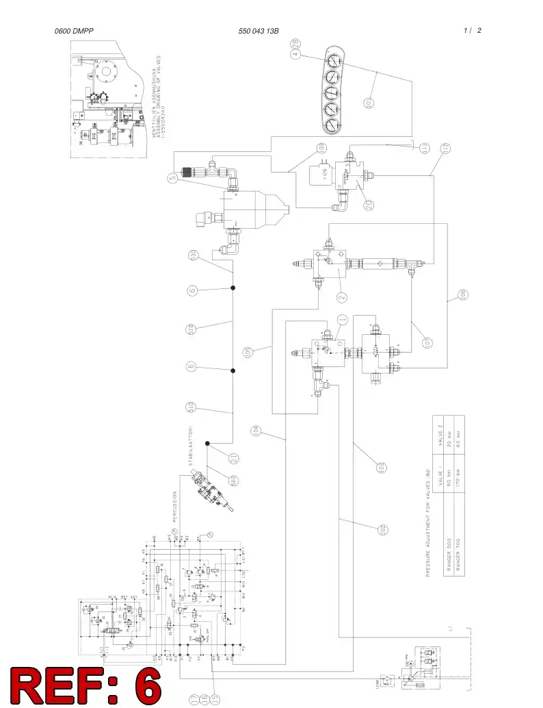 81718489 817 184 89 ADAPTER (HYDRAULIC) - Sandvik Technical Drawing