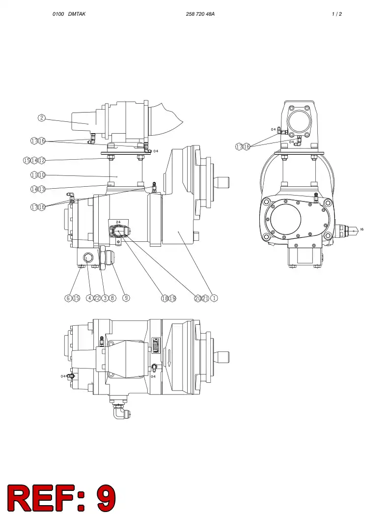 81724509 817 245 09 STRAIGHT THREAD ADAPTER - Sandvik Technical Drawing