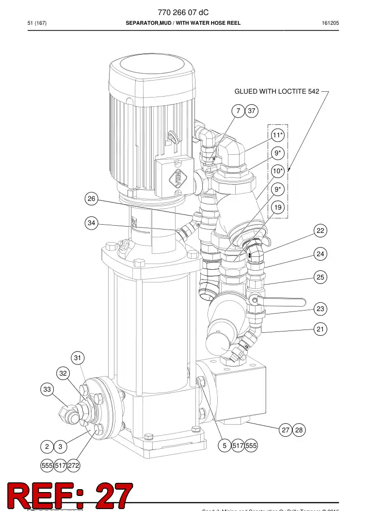 81724629 817 246 29 Plug - Sandvik Technical Drawing