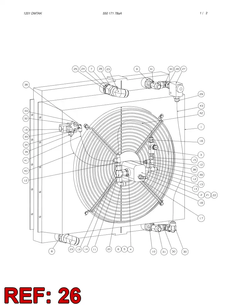 81724759 817 247 59 Connector, Female - Sandvik Technical Drawing