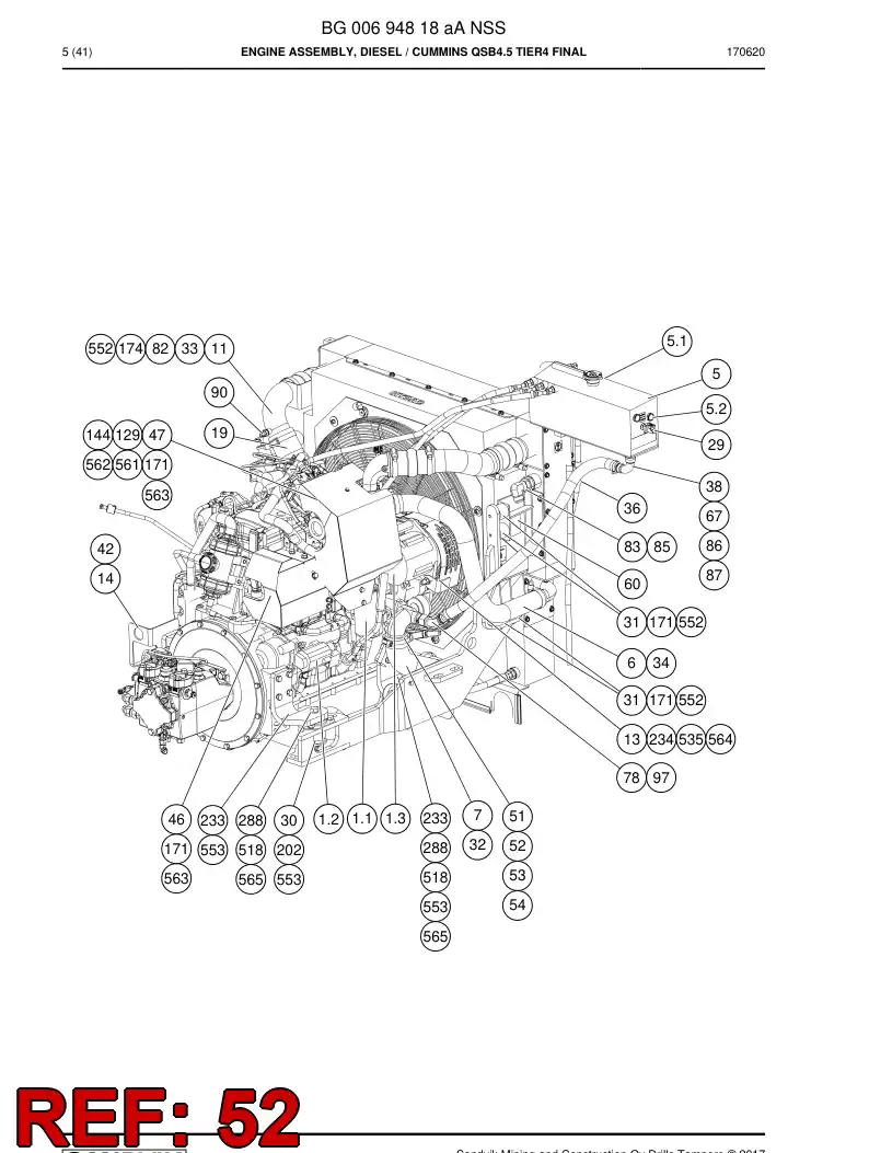 81755059 817 550 59 Adapter, Tee - Sandvik Technical Drawing