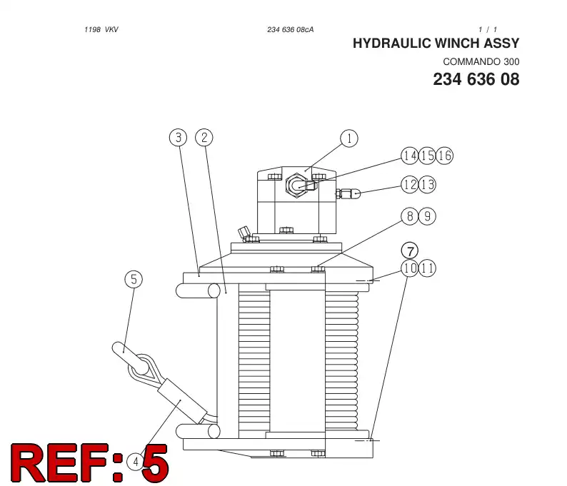 81757109 817 571 09 SHACKLE - Sandvik Technical Drawing