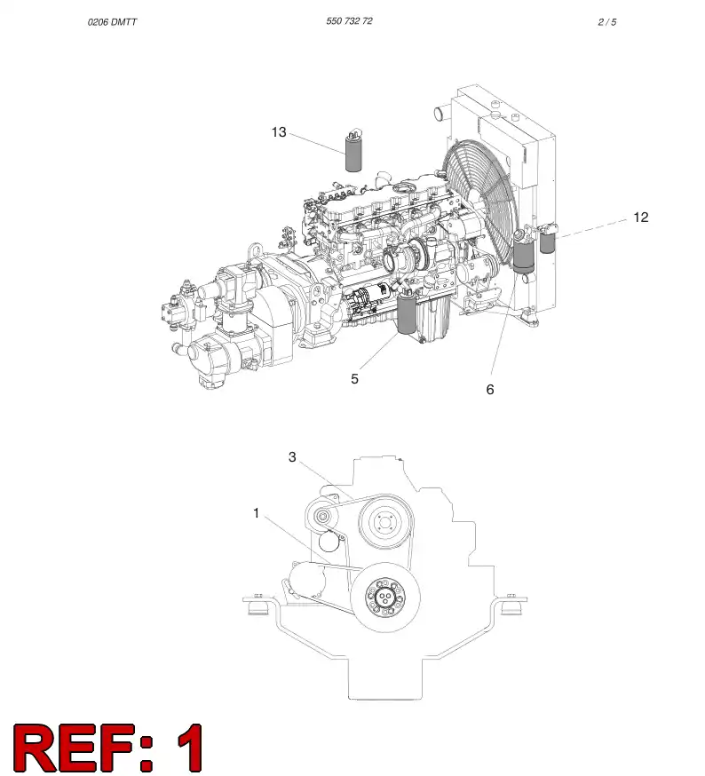 81757509 817 575 09 VEE-BELT - Sandvik Technical Drawing