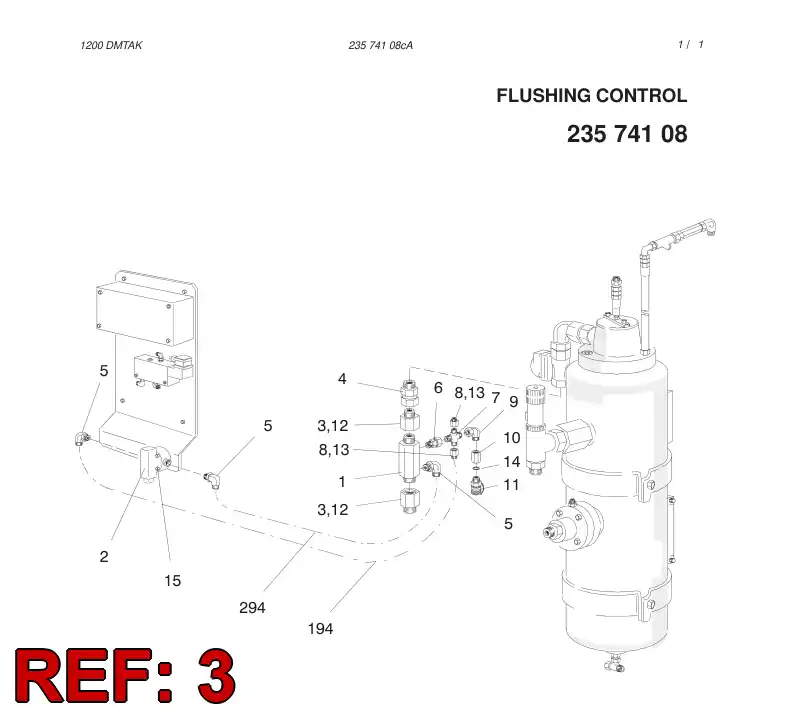 81782549 817 825 49 Reducer, Tube End - Sandvik Technical Drawing
