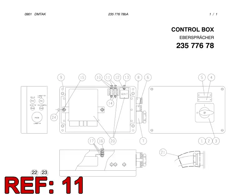 81783279 817 832 79 HEXAGON HEAD BOLT - Sandvik Technical Drawing