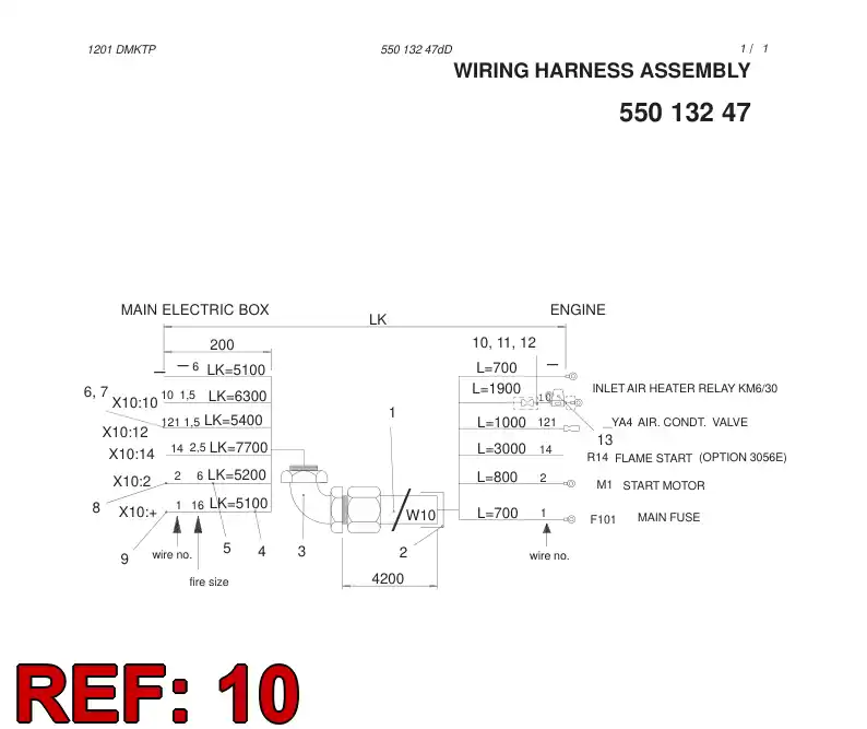 81788629 817 886 29 Terminal, Cable - Sandvik Technical Drawing