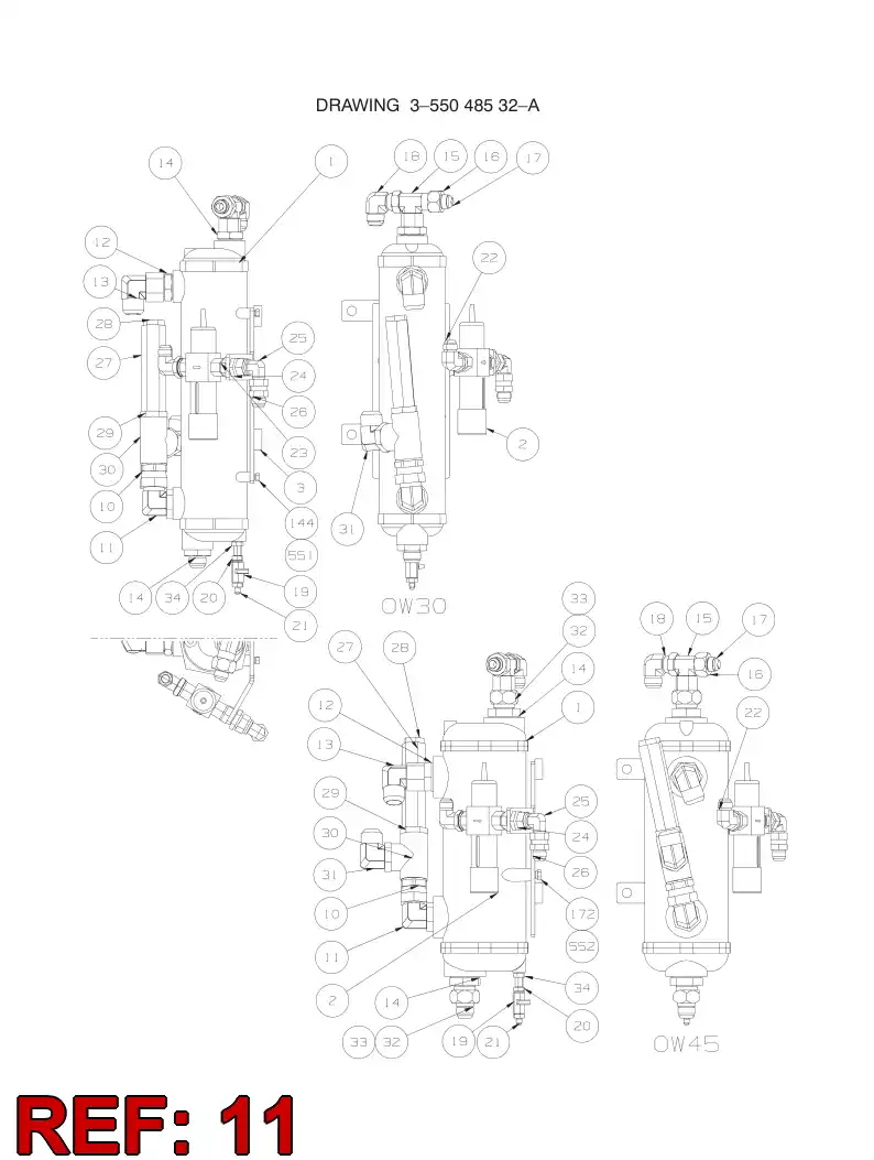 81801809 818 018 09 COTOVELO DE ROSCA RETA - Sandvik Technical Drawing